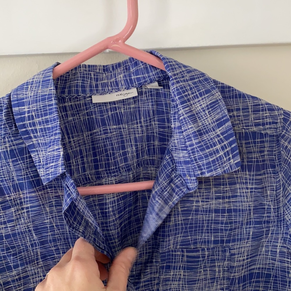 Halogen button up blouse - Picture 5 of 7